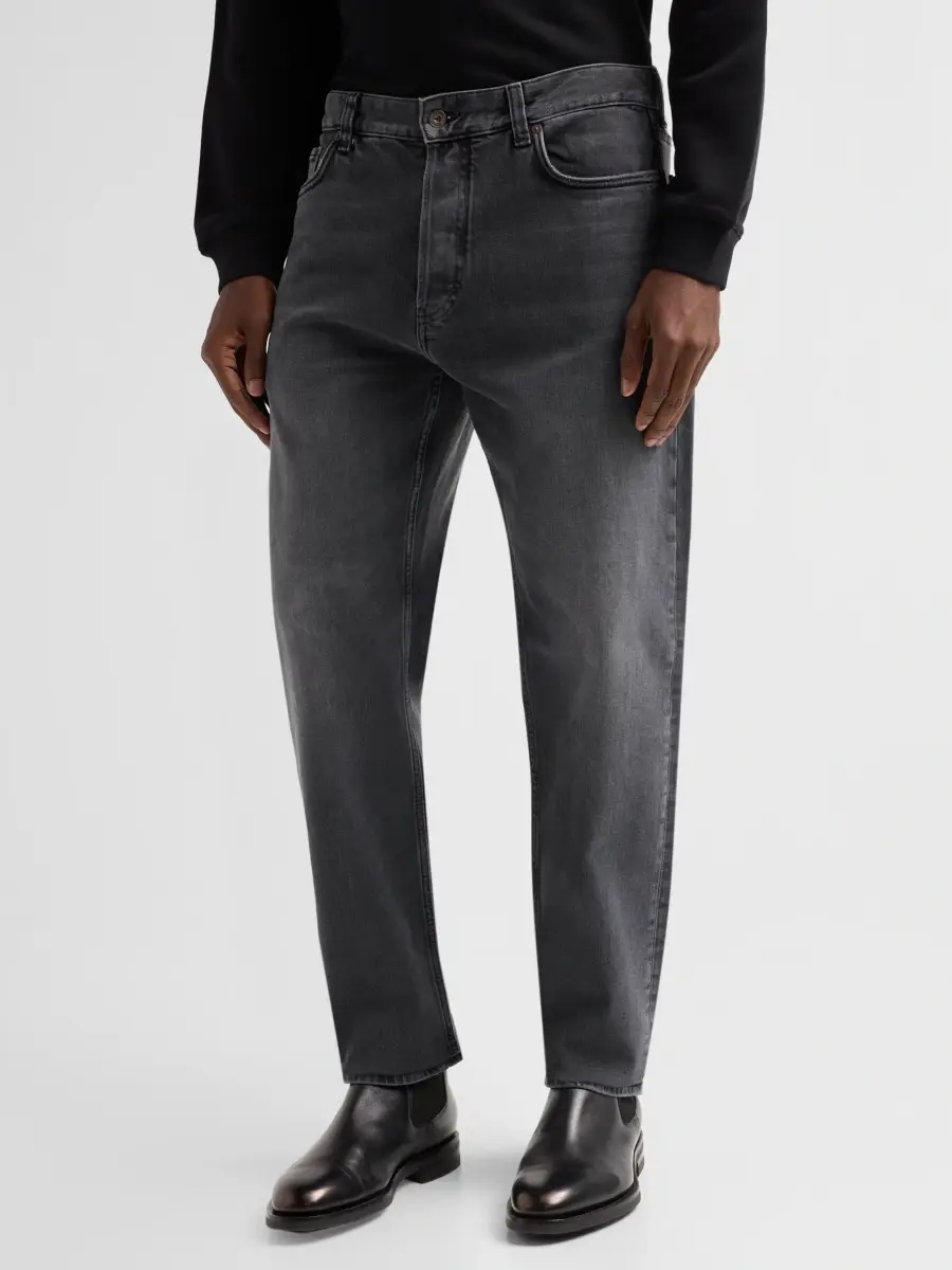 Emporio Armani Men's Tapered-Leg Jeans | Thumbnail 4 Emporio Armani Men's Tapered-Leg Jeans | Thumbnail 4