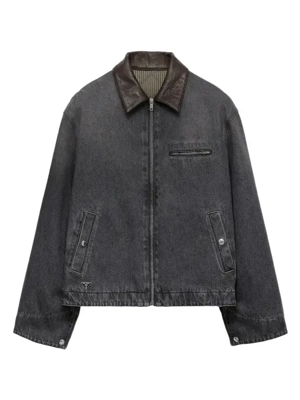 Men's Denim Blouson Jacket