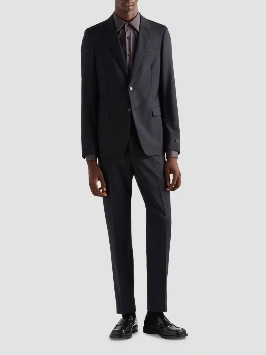 Prada Men's Single Breasted Wool and Mohair Suit | Thumbnail 2 Prada Men's Single Breasted Wool and Mohair Suit | Thumbnail 2