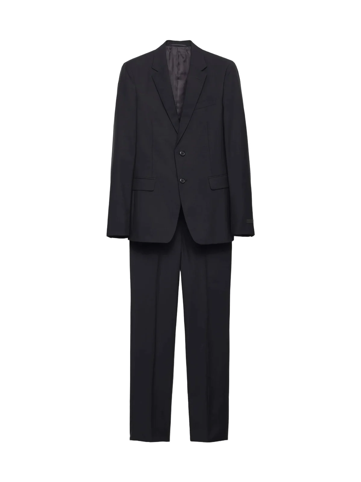 Prada Men's Single Breasted Wool and Mohair Suit - Blue