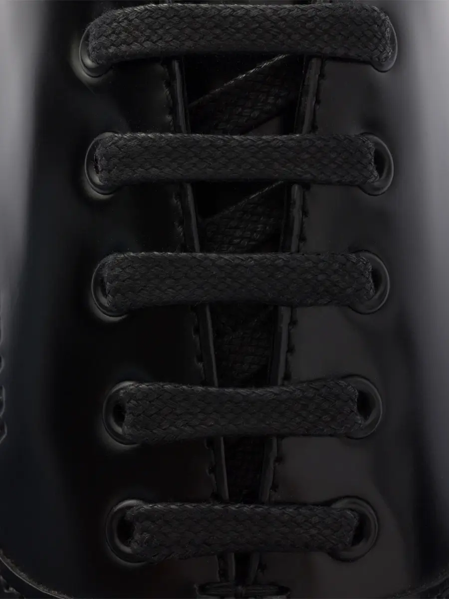 Prada Men's Brushed Leather Sneakers | Thumbnail 5 Prada Men's Brushed Leather Sneakers | Thumbnail 5