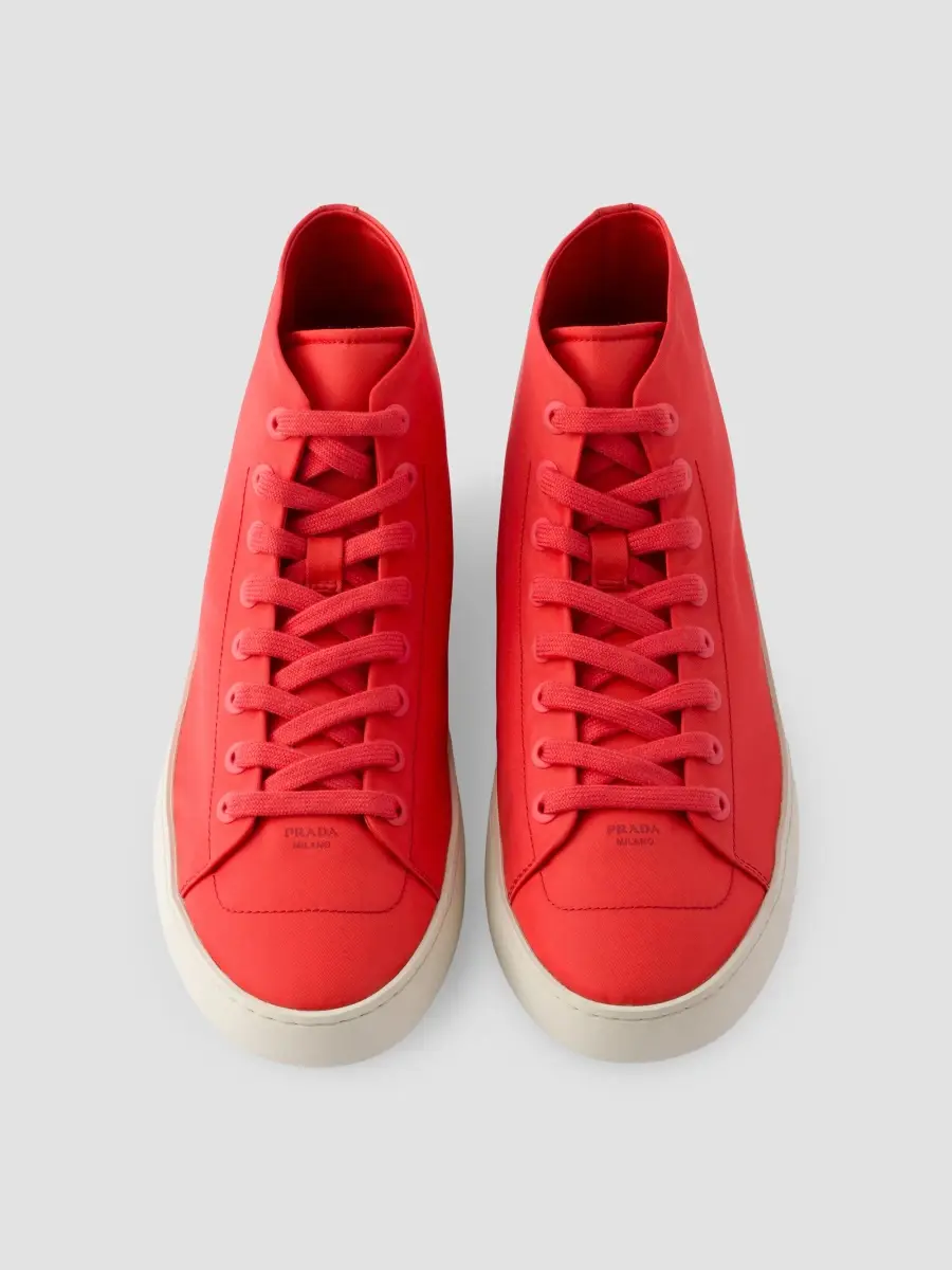 Prada Men's High-Top Re-Nylon Sneakers | Thumbnail 2 Prada Men's High-Top Re-Nylon Sneakers | Thumbnail 2