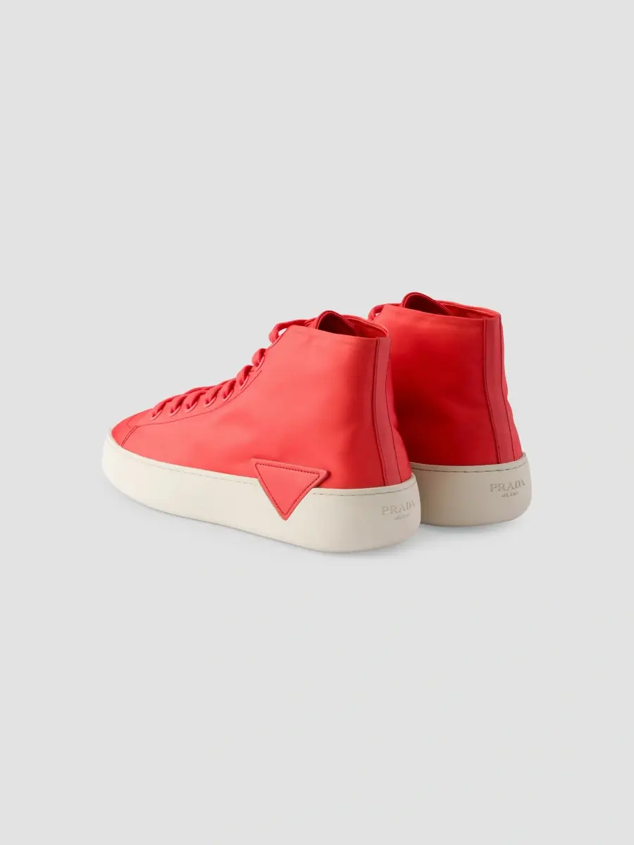 Prada Men's High-Top Re-Nylon Sneakers | Thumbnail 3 Prada Men's High-Top Re-Nylon Sneakers | Thumbnail 3
