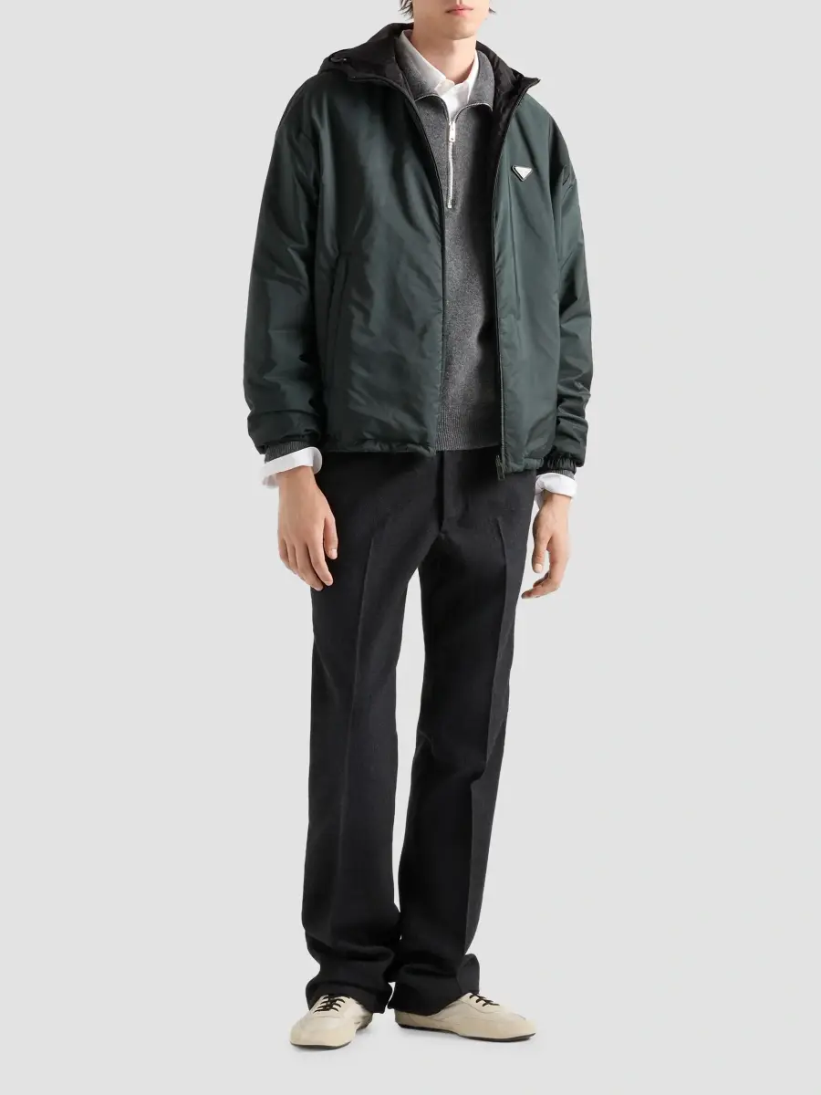 Prada Men's Reversible Re-Nylon Jacket | Thumbnail 2 Prada Men's Reversible Re-Nylon Jacket | Thumbnail 2