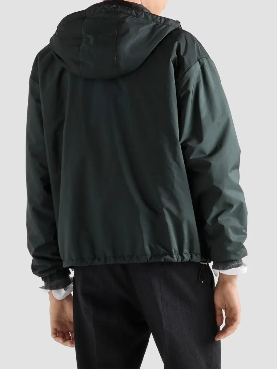 Prada Men's Reversible Re-Nylon Jacket | Thumbnail 4 Prada Men's Reversible Re-Nylon Jacket | Thumbnail 4