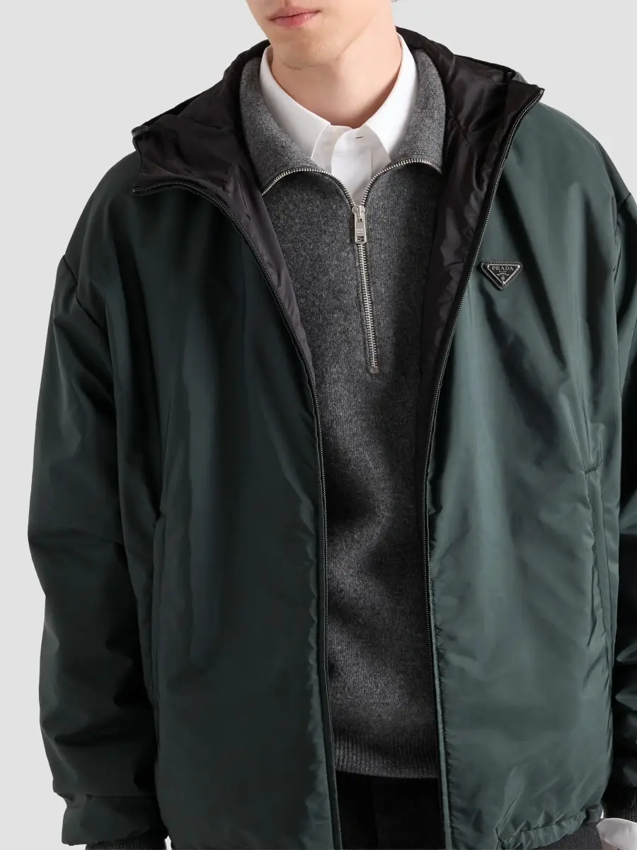 Prada Men's Reversible Re-Nylon Jacket | Thumbnail 5 Prada Men's Reversible Re-Nylon Jacket | Thumbnail 5