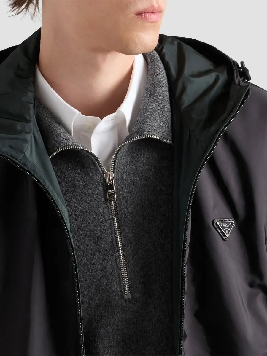 Prada Men's Reversible Re-Nylon Jacket | Thumbnail 6 Prada Men's Reversible Re-Nylon Jacket | Thumbnail 6