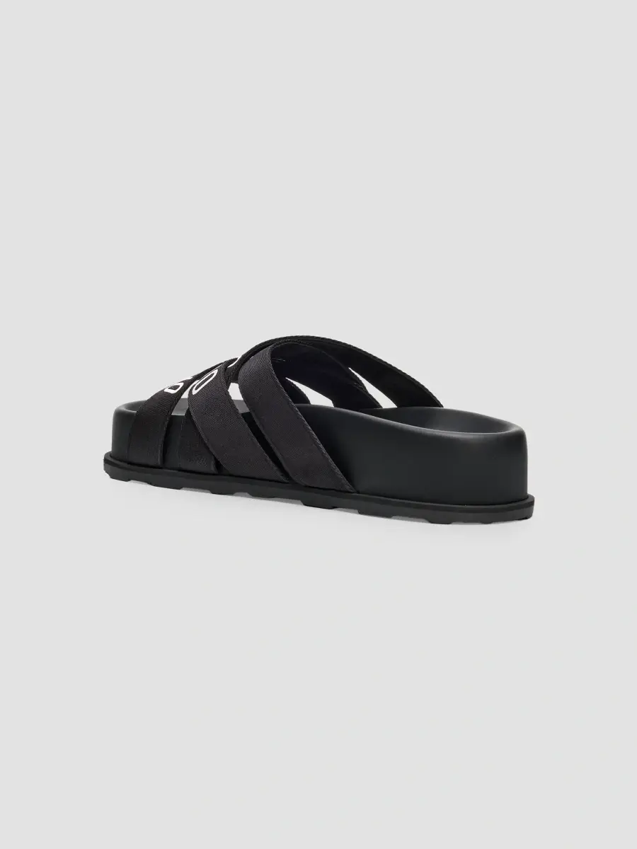 MOSCHINO Women's Sporty Logo Strap Sandals | Thumbnail 4