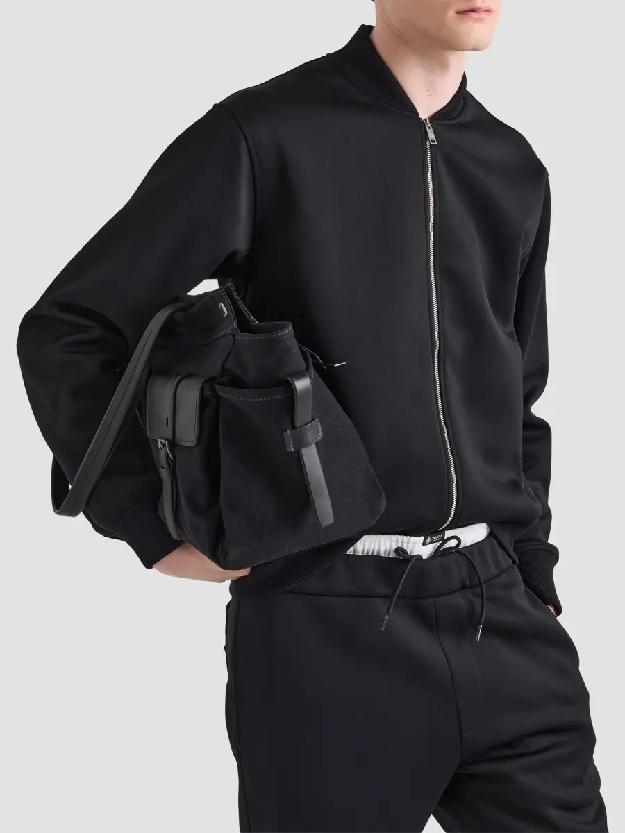 Prada Men's Jersey Blouson Jacket | Thumbnail 4
