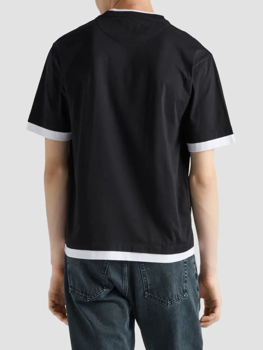 Prada Men's Cotton T-Shirt | Thumbnail 5 Prada Men's Cotton T-Shirt | Thumbnail 5