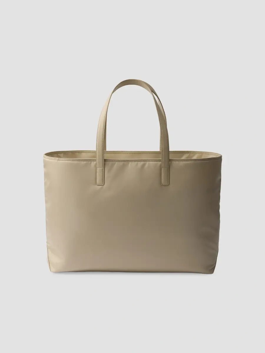 Prada Women's Re-Edition 1978 Large Re-Nylon and Saffiano Leather Tote Bag | Thumbnail 3 Prada Women's Re-Edition 1978 Large Re-Nylon and Saffiano Leather Tote Bag | Thumbnail 3