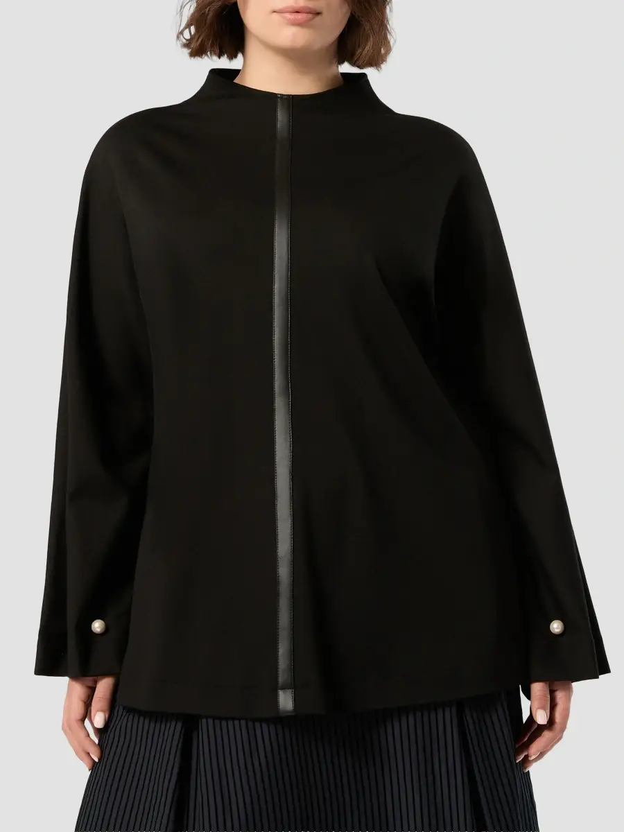 Marina Rinaldi Women's Jersey Sweatshirt | Thumbnail 3 Marina Rinaldi Women's Jersey Sweatshirt | Thumbnail 3
