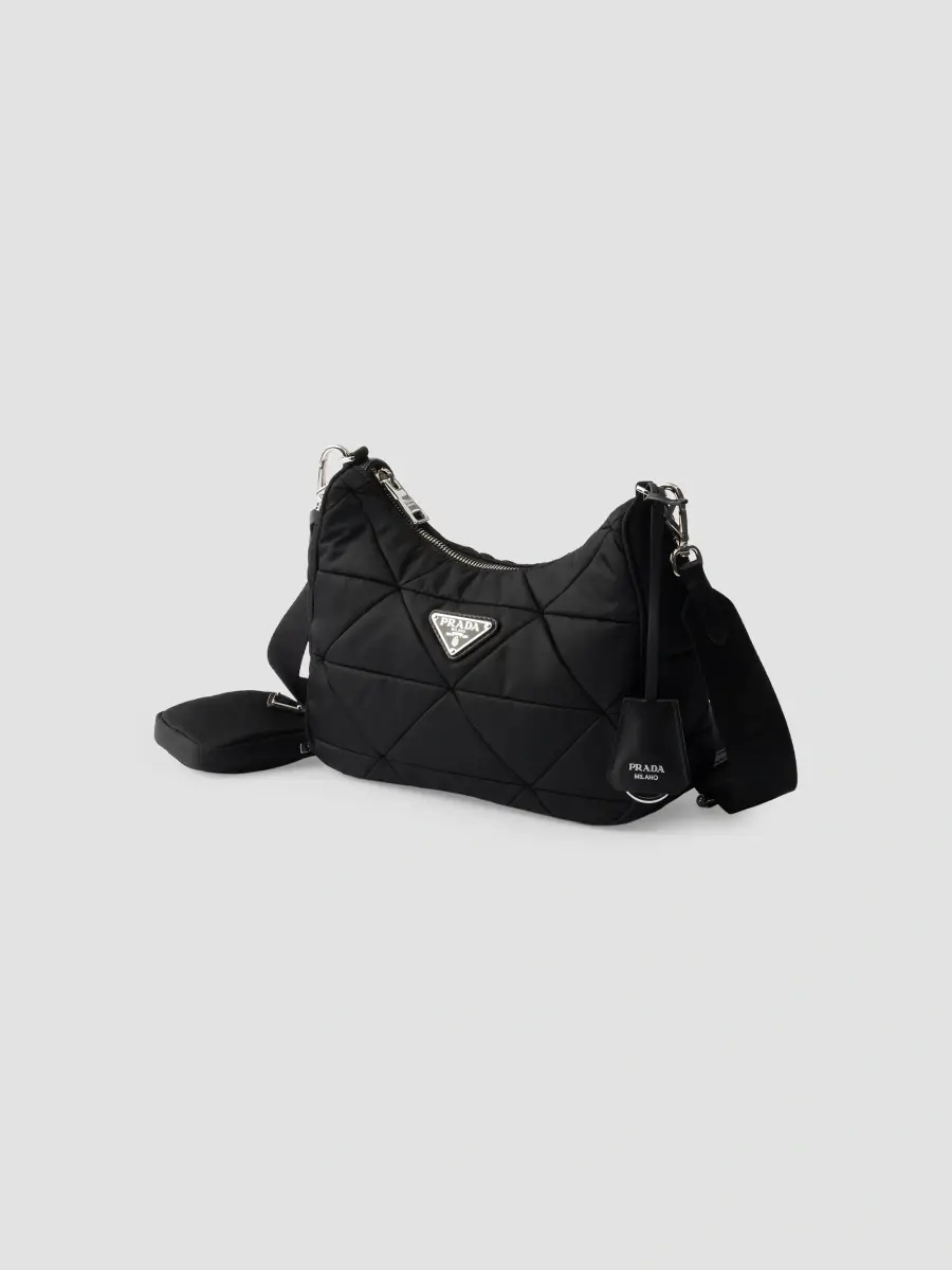 Prada Women's Quilted Re-Nylon Shoulder Bag | Thumbnail 2