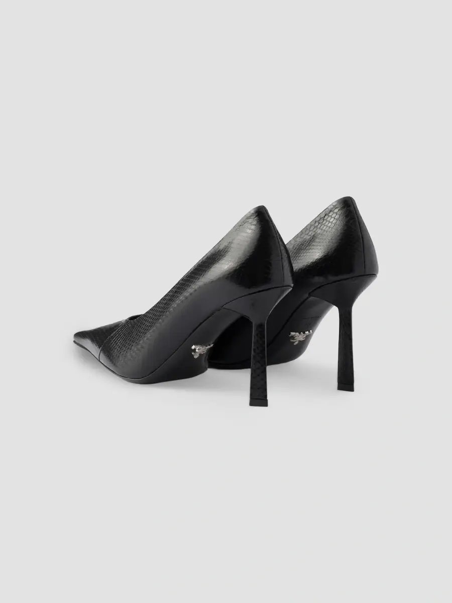 Prada Women's Ayers Leather Pointy Toe Pumps | Thumbnail 4