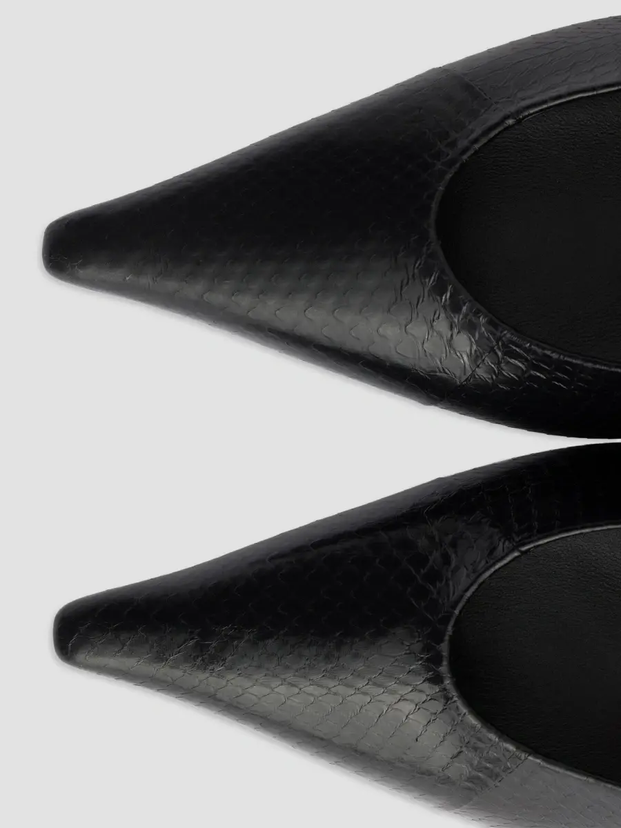 Prada Women's Ayers Leather Pointy Toe Pumps | Thumbnail 5