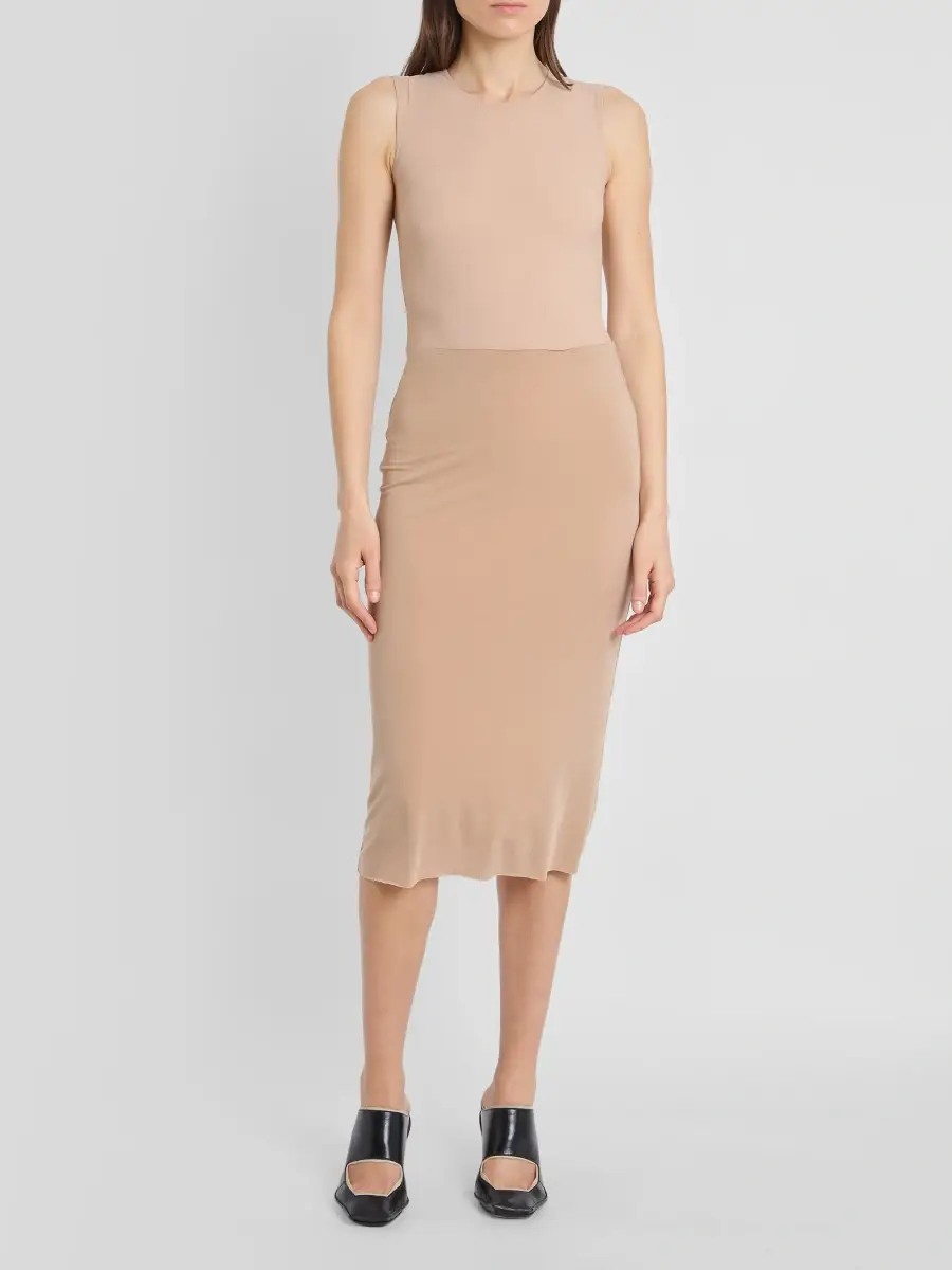 Maison Margiela Women's Fusion Jersey Midi Skirt | Thumbnail 2 Maison Margiela Women's Fusion Jersey Midi Skirt | Thumbnail 2