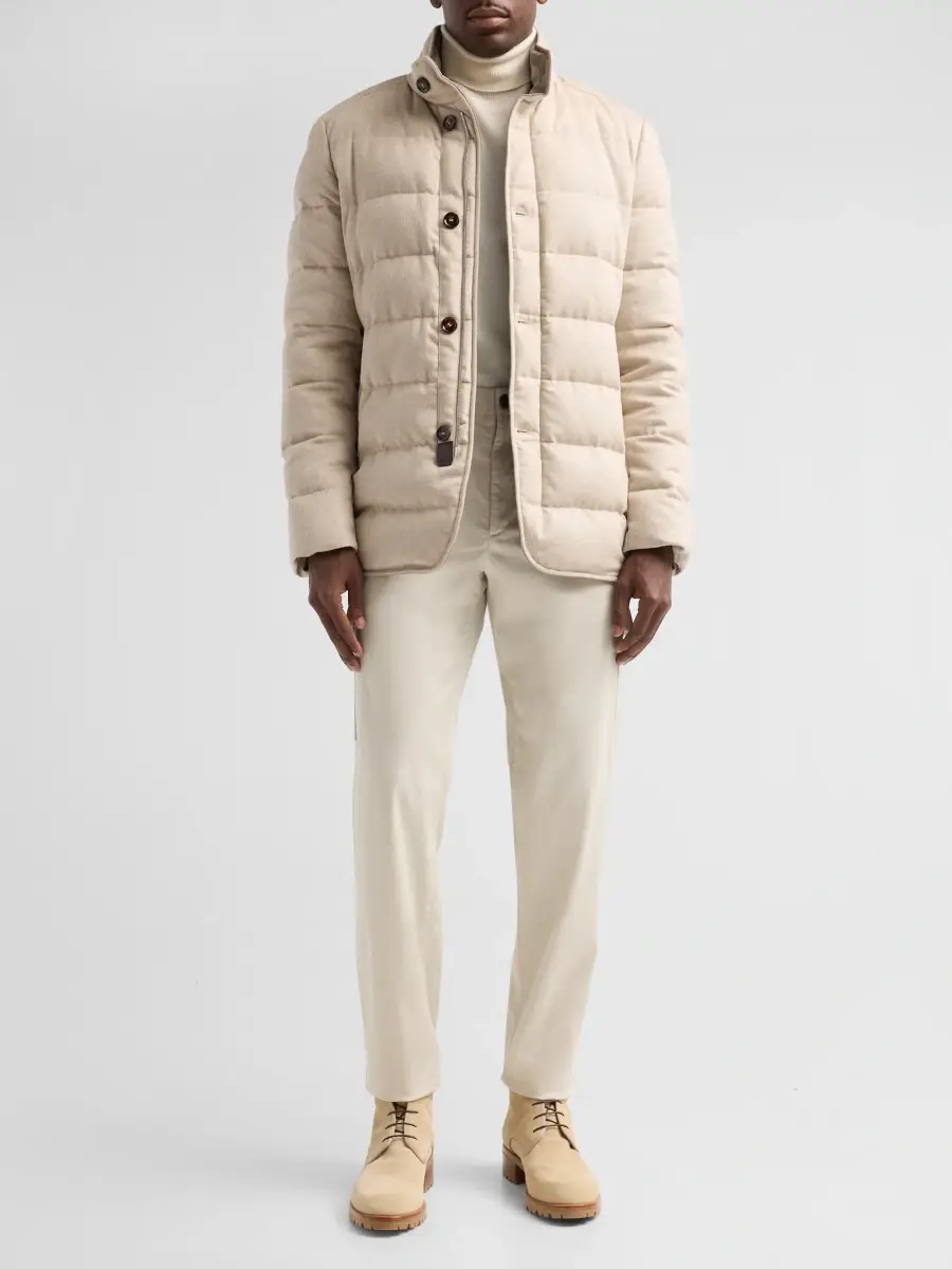 Moorer Men's Nolde Quilted Wool-Cashmere-Blend Jacket | Thumbnail 2 Moorer Men's Nolde Quilted Wool-Cashmere-Blend Jacket | Thumbnail 2