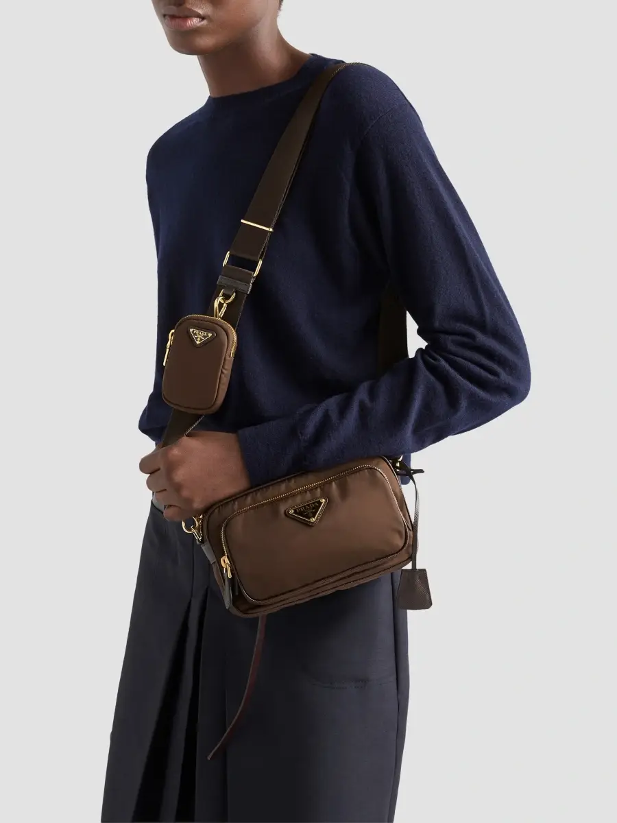 Prada Women's Re-Nylon Mini Shoulder Bag | Thumbnail 3