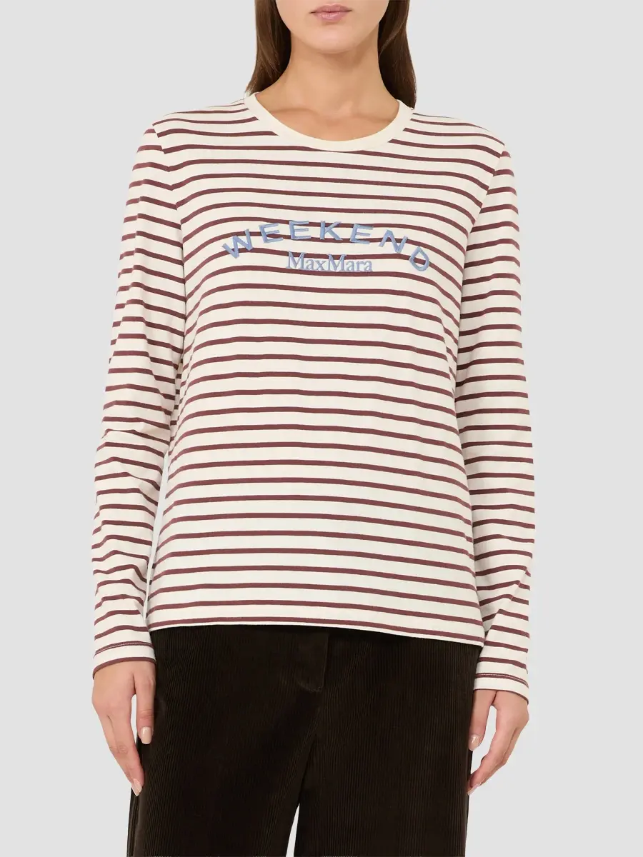 Weekend Max Mara Women's Long Sleeved Jersey T-Shirt | Thumbnail 3 Weekend Max Mara Women's Long Sleeved Jersey T-Shirt | Thumbnail 3