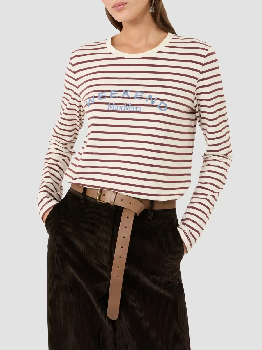 Weekend Max Mara Women's Long Sleeved Jersey T-Shirt | Thumbnail 5 Weekend Max Mara Women's Long Sleeved Jersey T-Shirt | Thumbnail 5