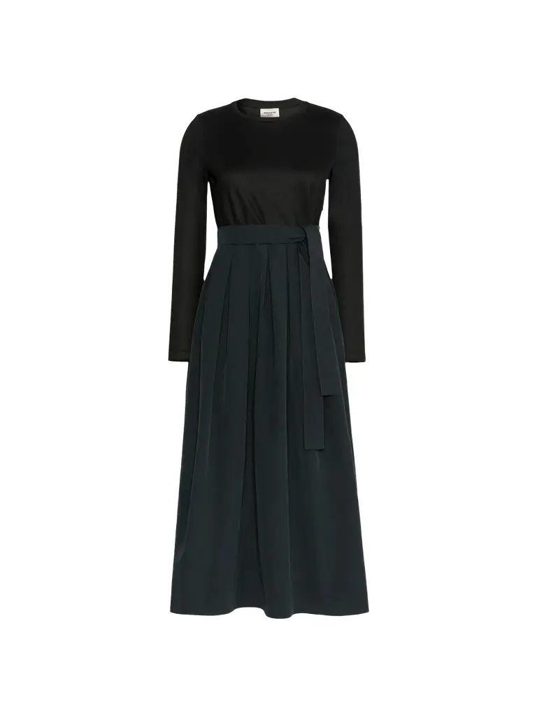 Weekend Max Mara Women's Jacquard Jersey and Taffeta Dress - Black