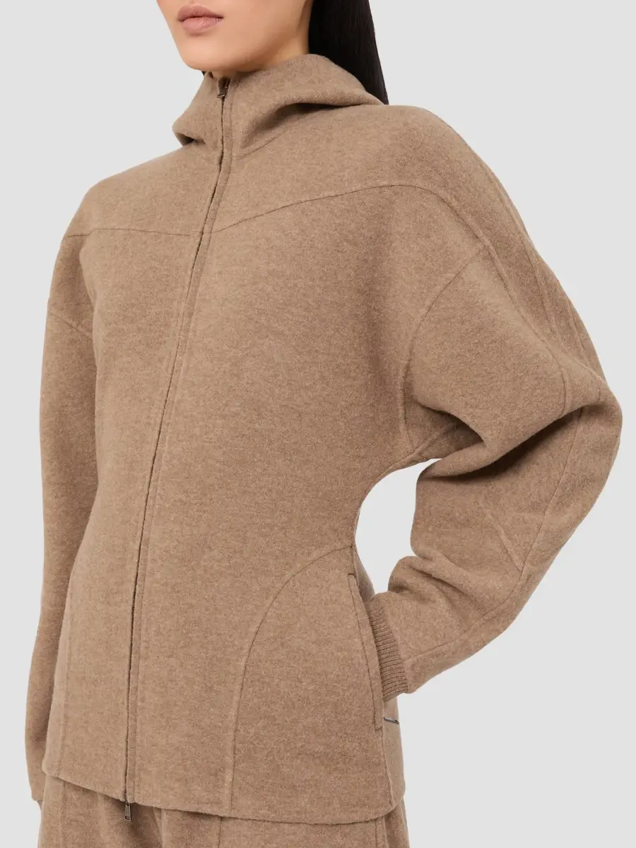 Max Mara Women's Wool and Cashmere Jersey Sweatshirt | Thumbnail 5 Max Mara Women's Wool and Cashmere Jersey Sweatshirt | Thumbnail 5