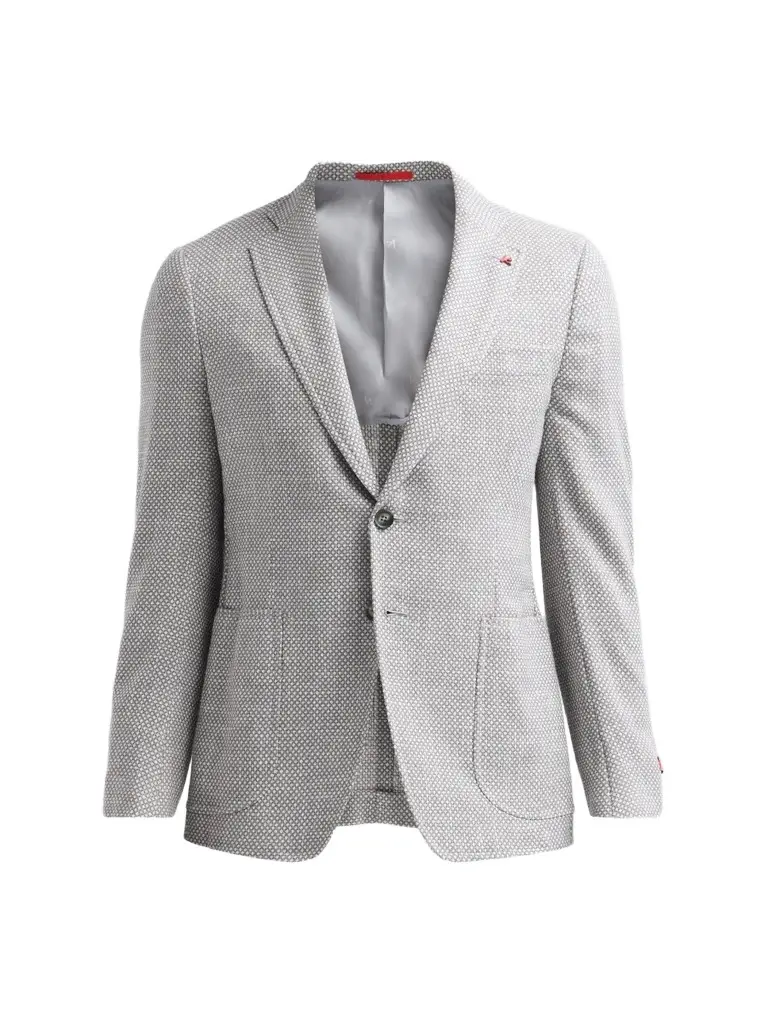 Isaia Men's Textured Birdseye Sport Coat