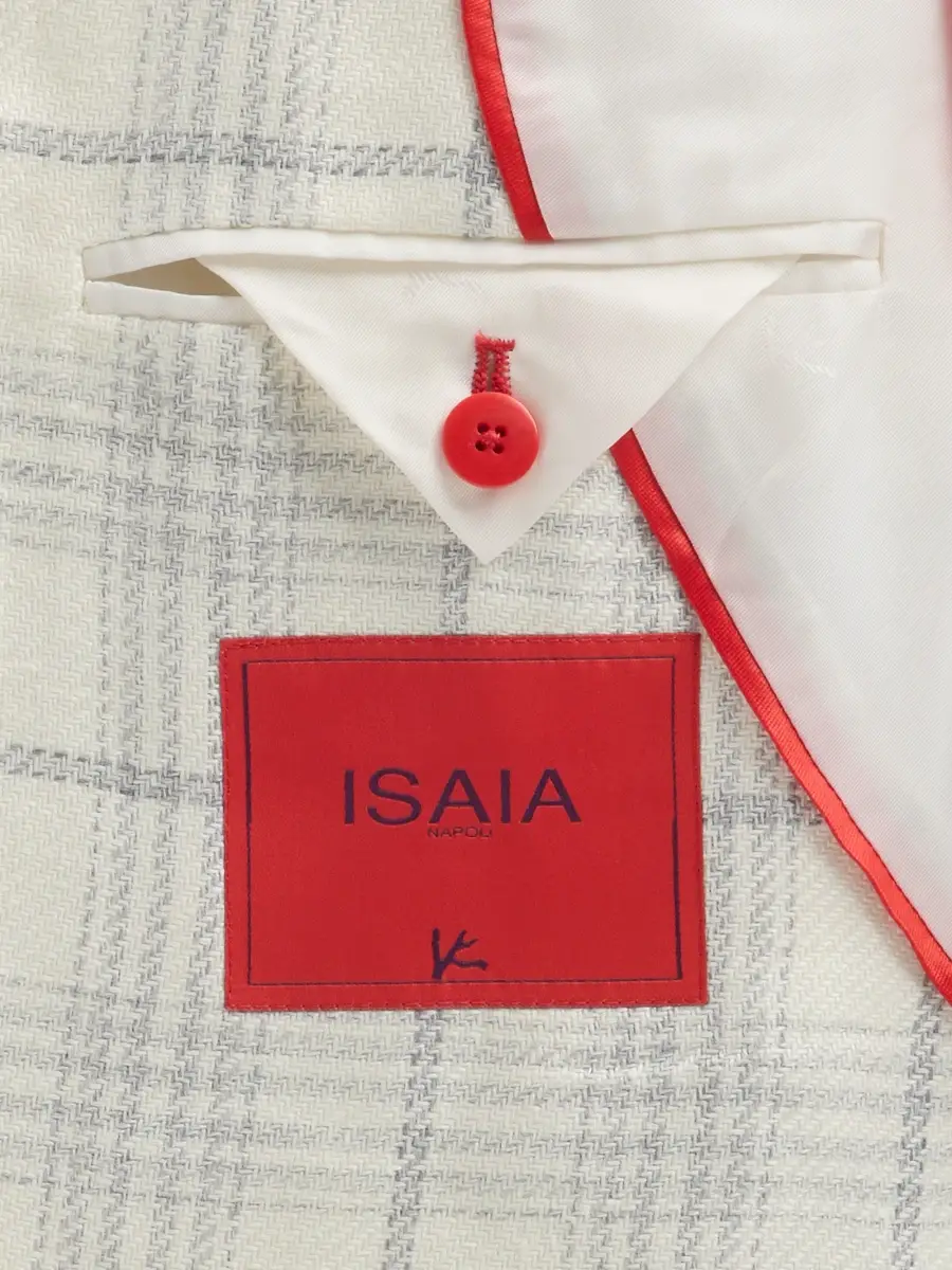 Isaia Men's Tela Grossa Plaid Sport Coat | Thumbnail 6 Isaia Men's Tela Grossa Plaid Sport Coat | Thumbnail 6