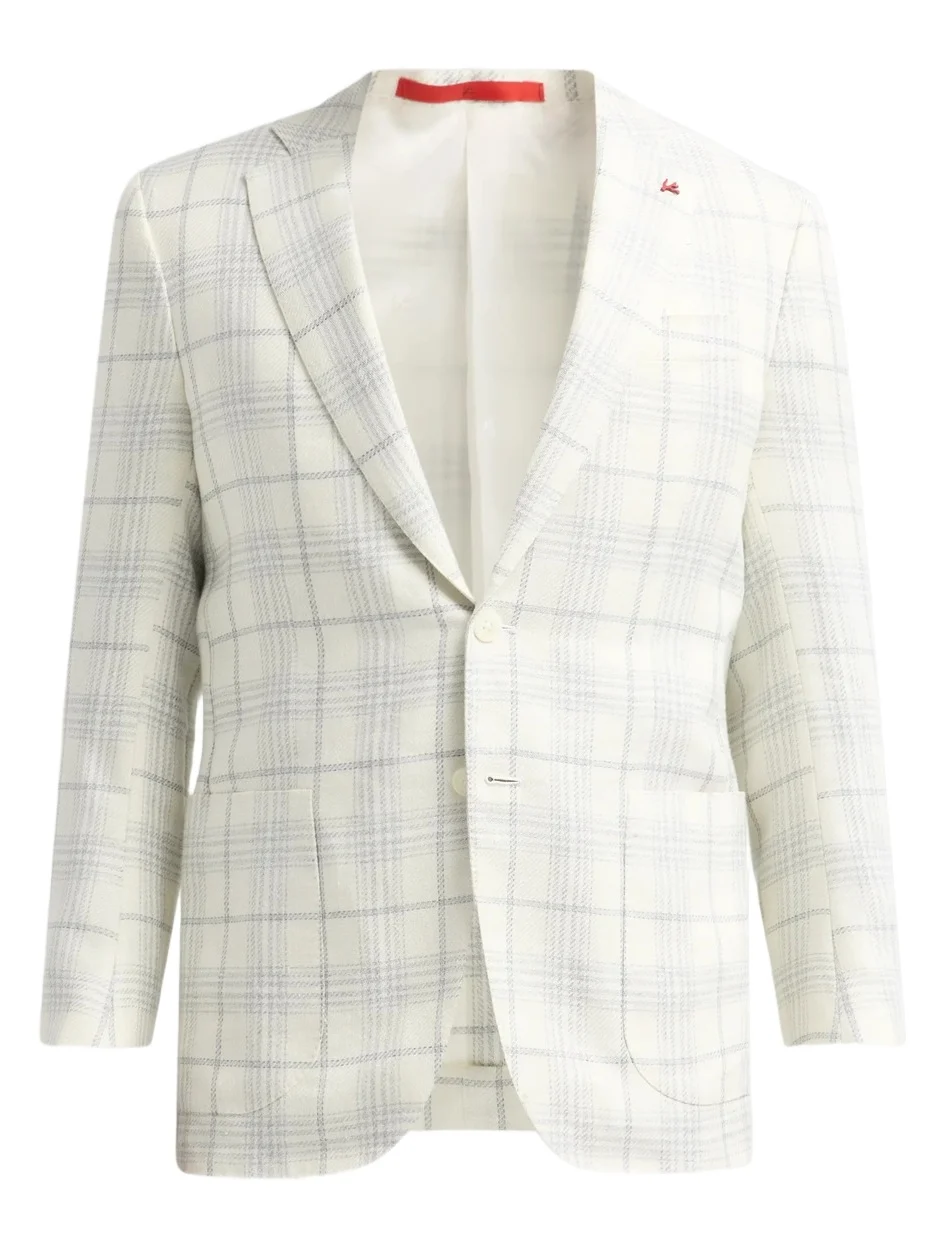 Isaia Men's Tela Grossa Plaid Sport Coat
