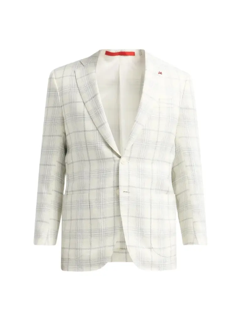 Isaia Men's Tela Grossa Plaid Sport Coat