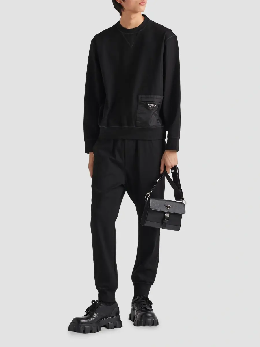 Prada Men's Technical Fleece Pants | Thumbnail 2 Prada Men's Technical Fleece Pants | Thumbnail 2