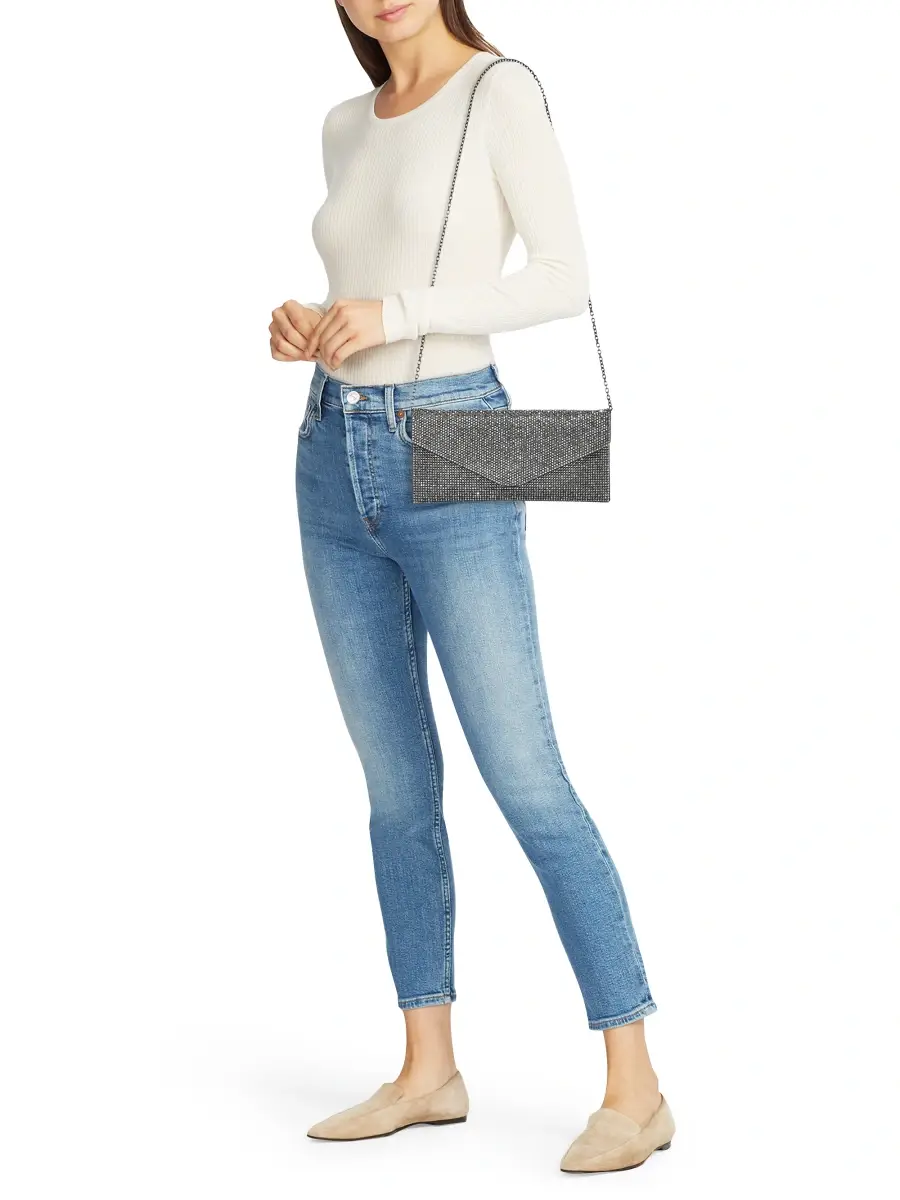 Judith Leiber Couture Women's Envelope Crystal Clutch | Thumbnail 2 Judith Leiber Couture Women's Envelope Crystal Clutch | Thumbnail 2