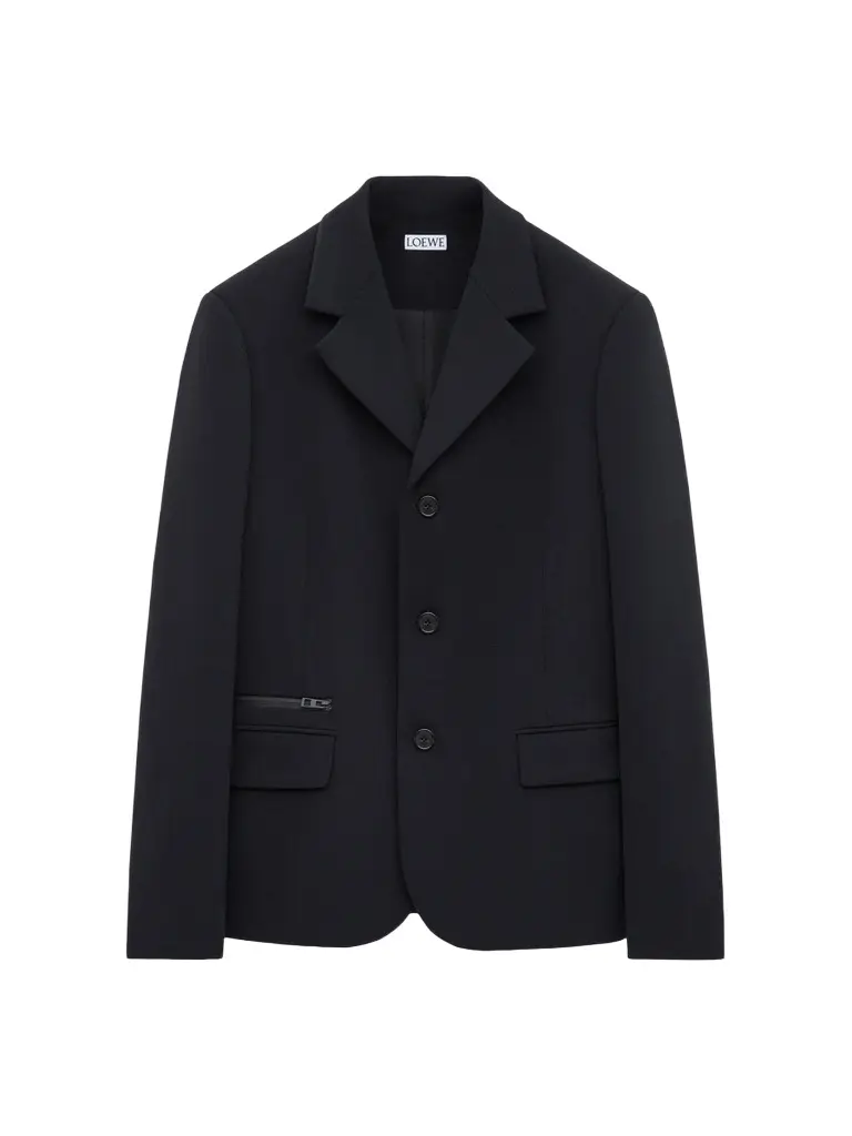 Loewe Men's Single-Breasted Blazer Jacket