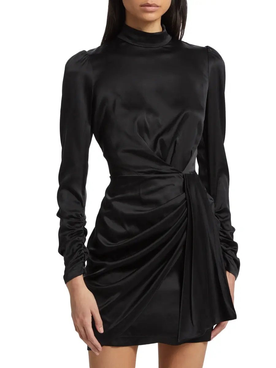 Zimmermann Women's Draped Silk Minidress | Thumbnail 3 Zimmermann Women's Draped Silk Minidress | Thumbnail 3