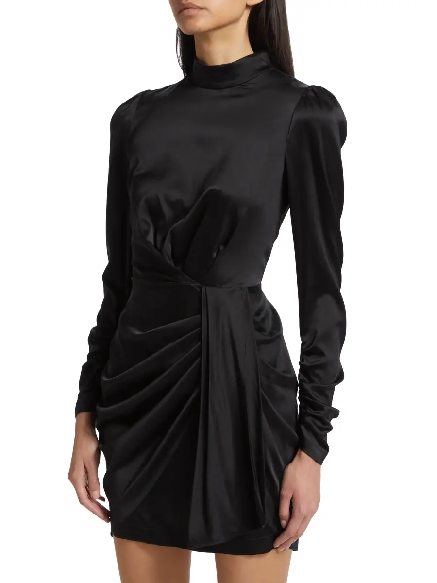 Zimmermann Women's Draped Silk Minidress | Thumbnail 4 Zimmermann Women's Draped Silk Minidress | Thumbnail 4