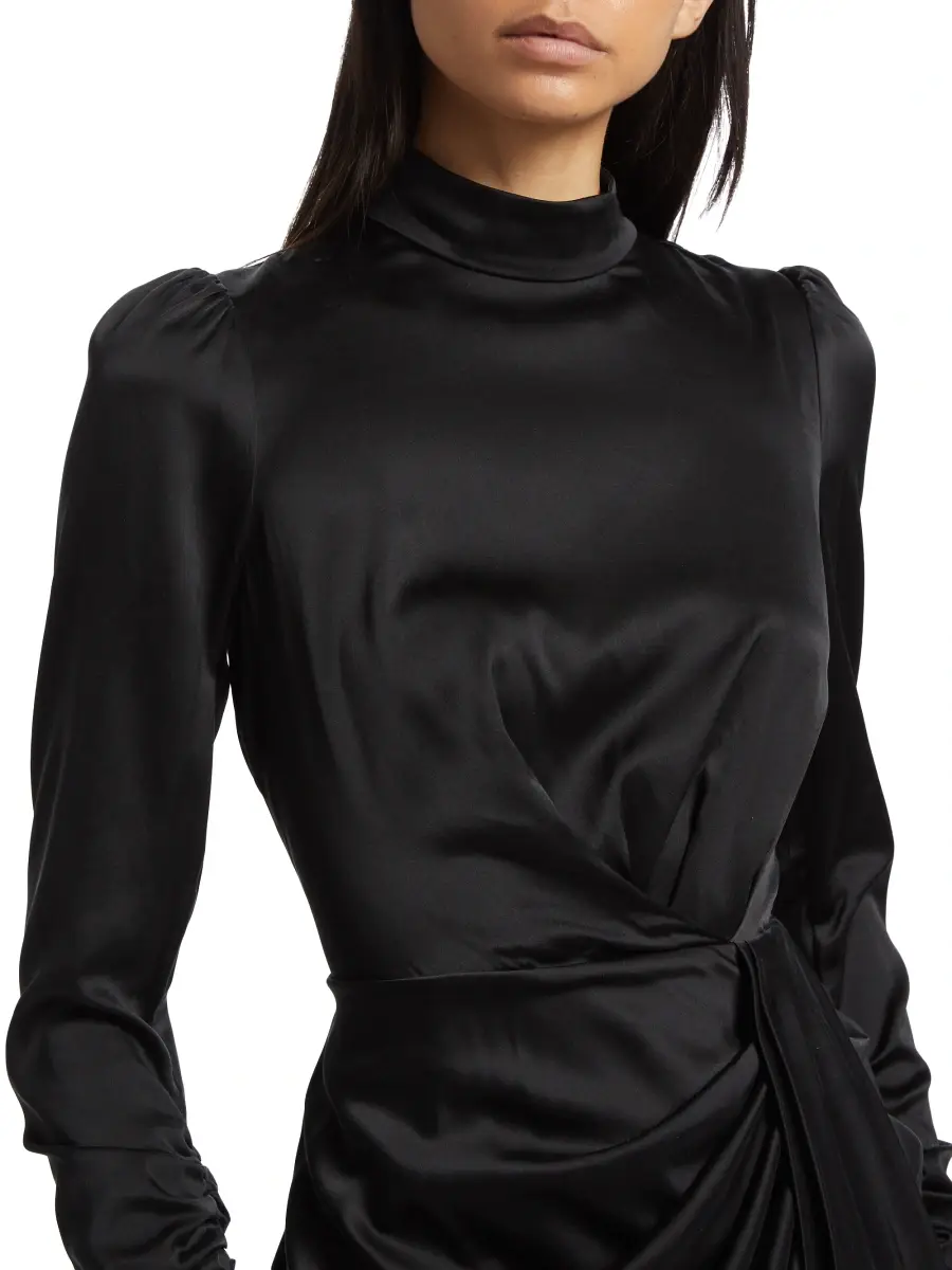 Zimmermann Women's Draped Silk Minidress | Thumbnail 6 Zimmermann Women's Draped Silk Minidress | Thumbnail 6
