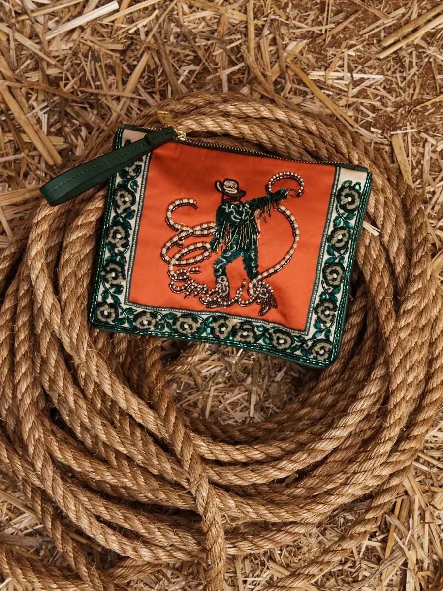 ALÉMAIS Women's Ace Cowboy Embellished Clutch | Thumbnail 3 ALÉMAIS Women's Ace Cowboy Embellished Clutch | Thumbnail 3