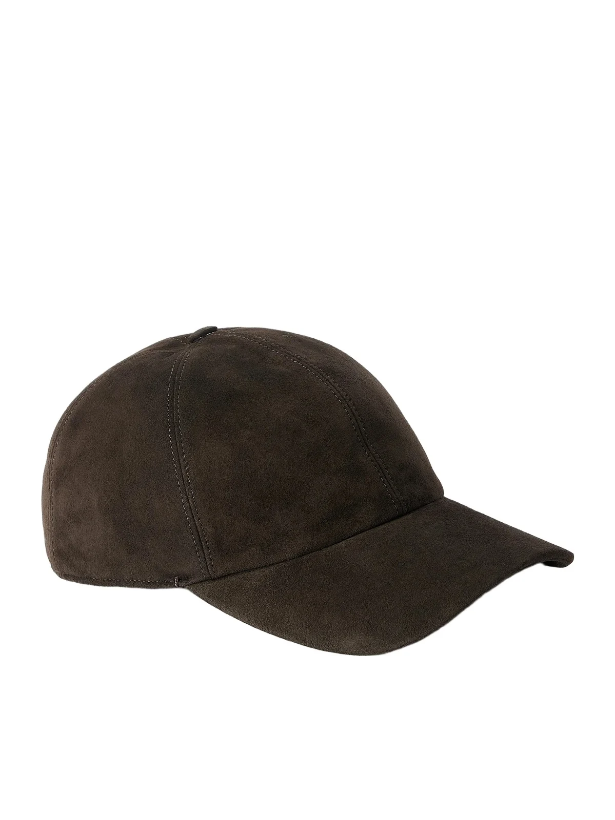 Zegna Secondskin Logo-Embellished Leather-Trimmed Suede Baseball Cap - Men