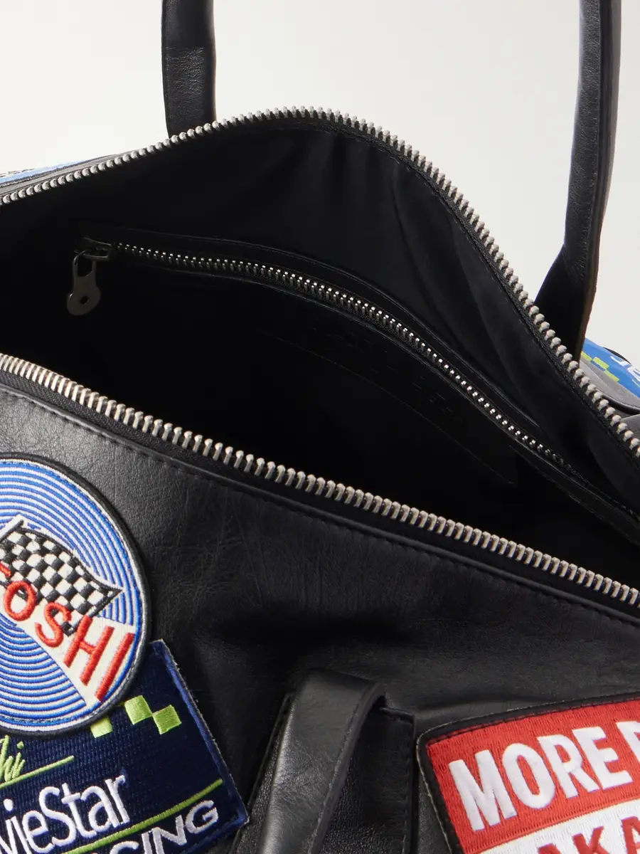 Satoshi Nakamoto Codex Patch Weekender Embellished Leather Bag - Men | Thumbnail 6 Satoshi Nakamoto Codex Patch Weekender Embellished Leather Bag - Men | Thumbnail 6