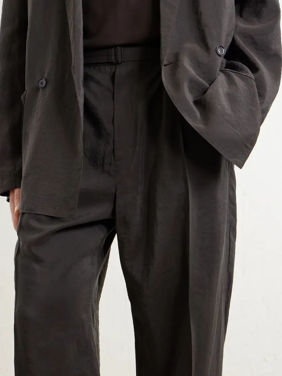 Lemaire Straight-Leg Silk-Blend Suit Trousers - Men | Thumbnail 5 Lemaire Straight-Leg Silk-Blend Suit Trousers - Men | Thumbnail 5