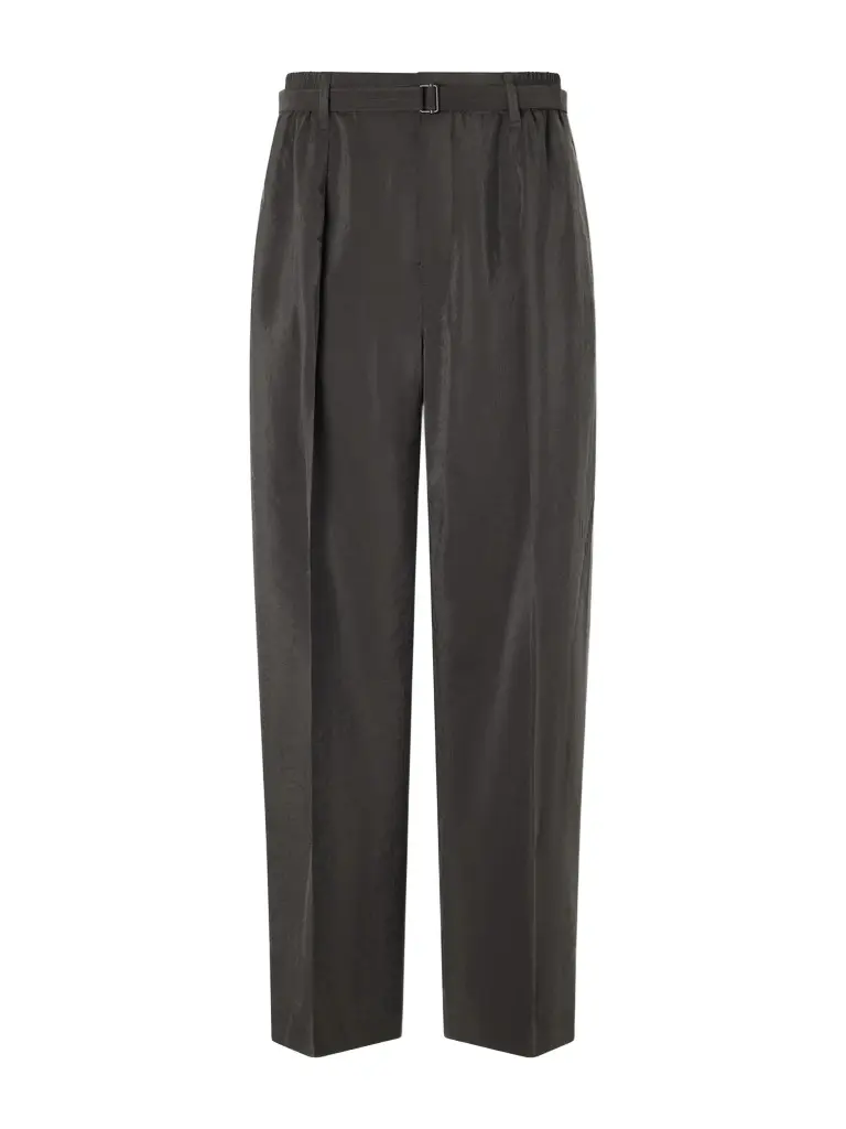 Lemaire Straight-Leg Silk-Blend Suit Trousers - Men
