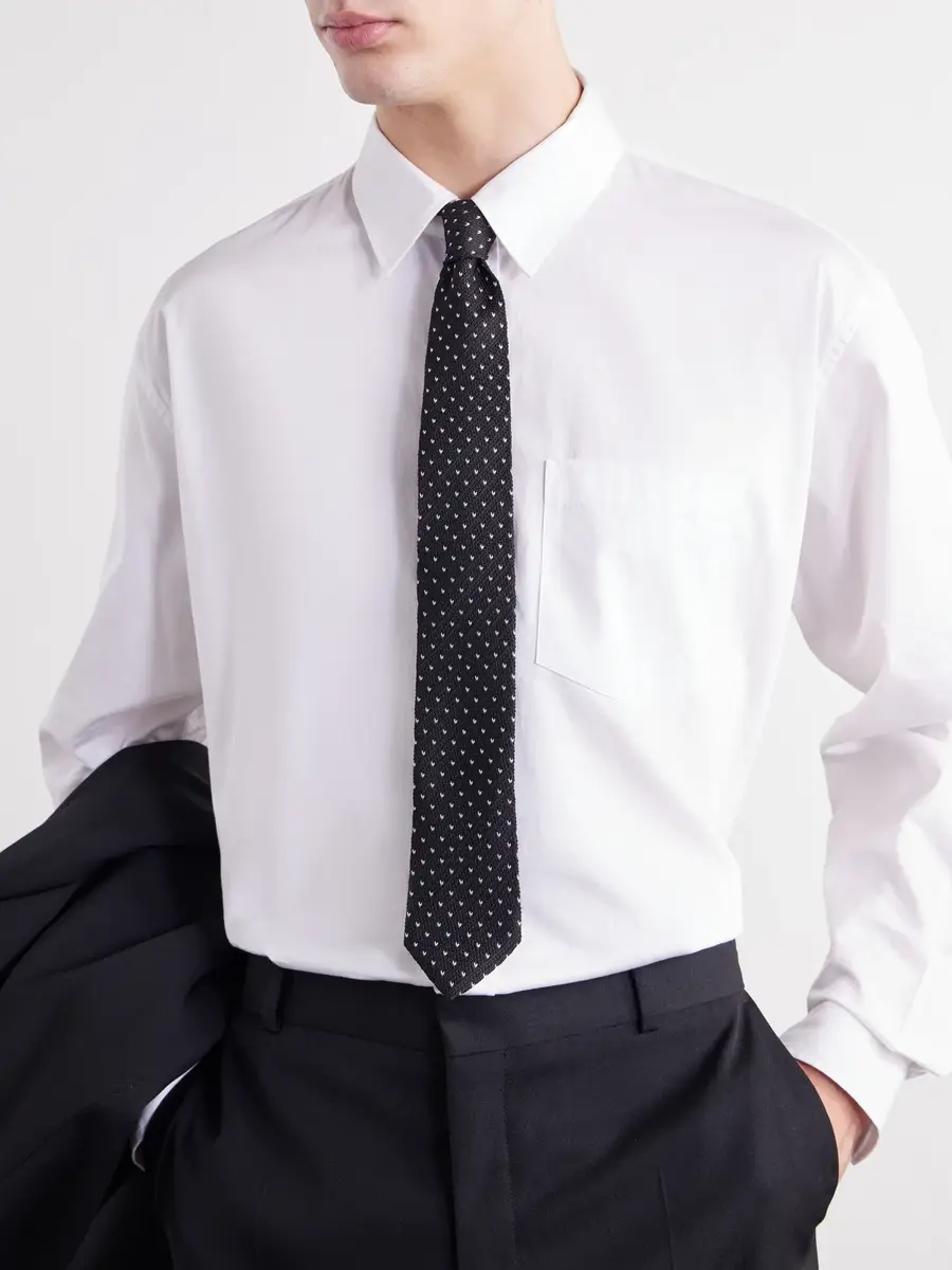 TOTEME 8cm Silk-Jacquard Tie - Men | Thumbnail 3