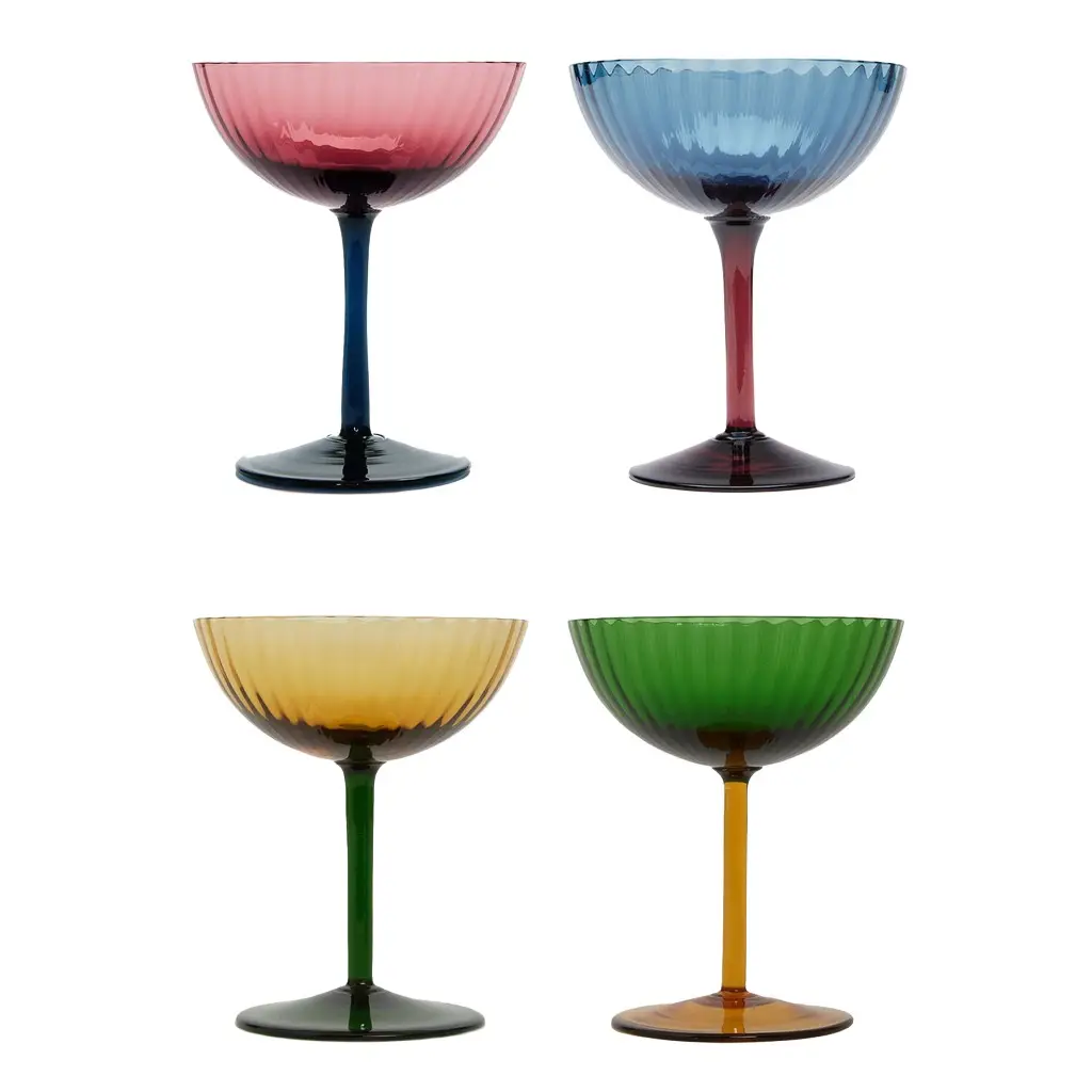 La Double J Champagne Coupe Set of 4