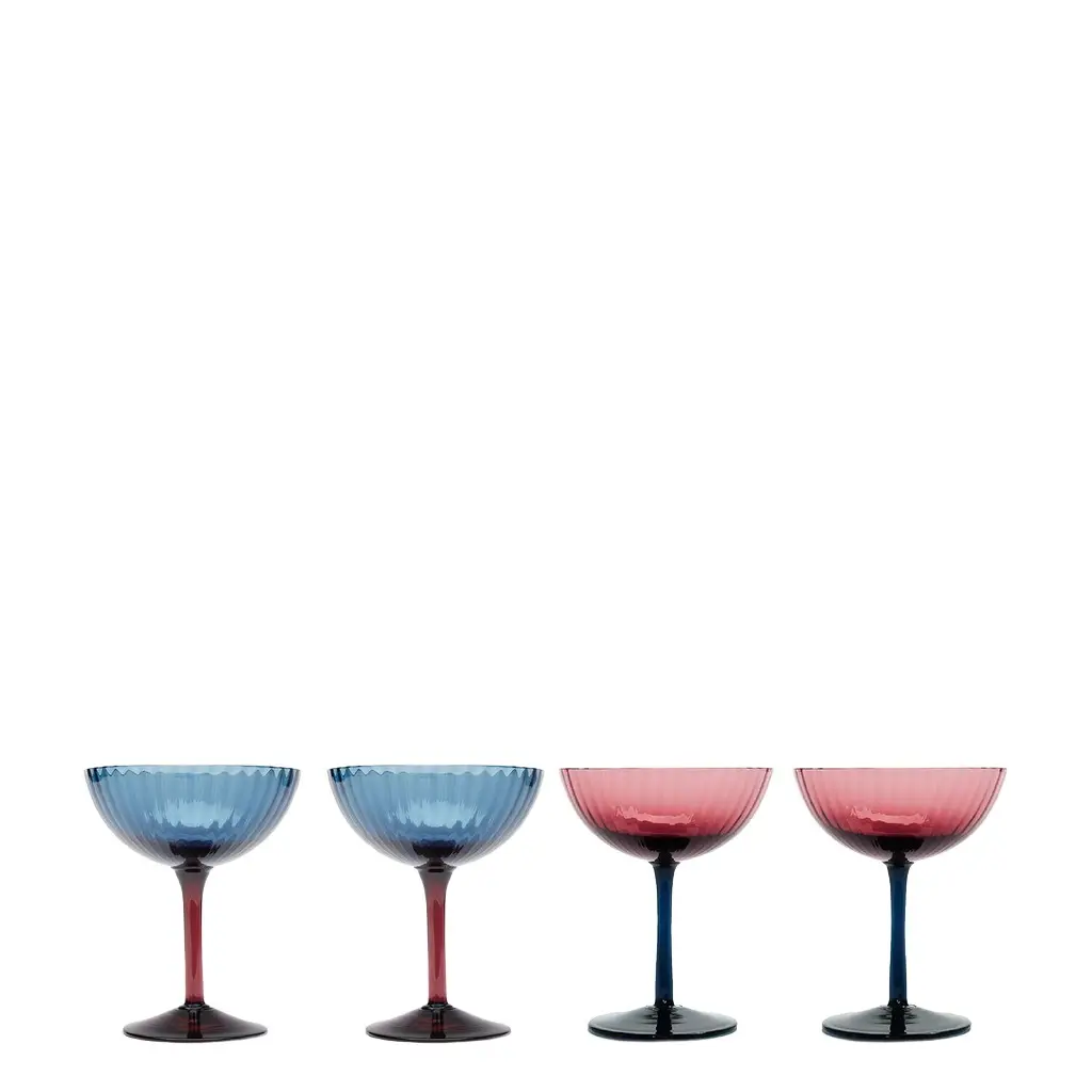 La Double J Champagne Coupe Set of 4