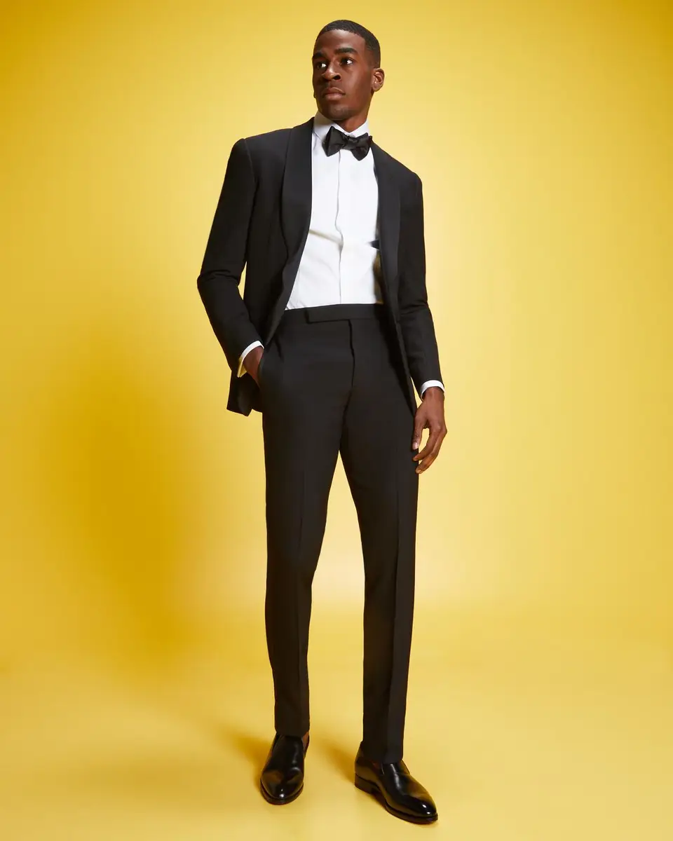 Ralph Lauren Purple Label Men's Gregory Wool Barathea Shawl Tuxedo | Thumbnail 5