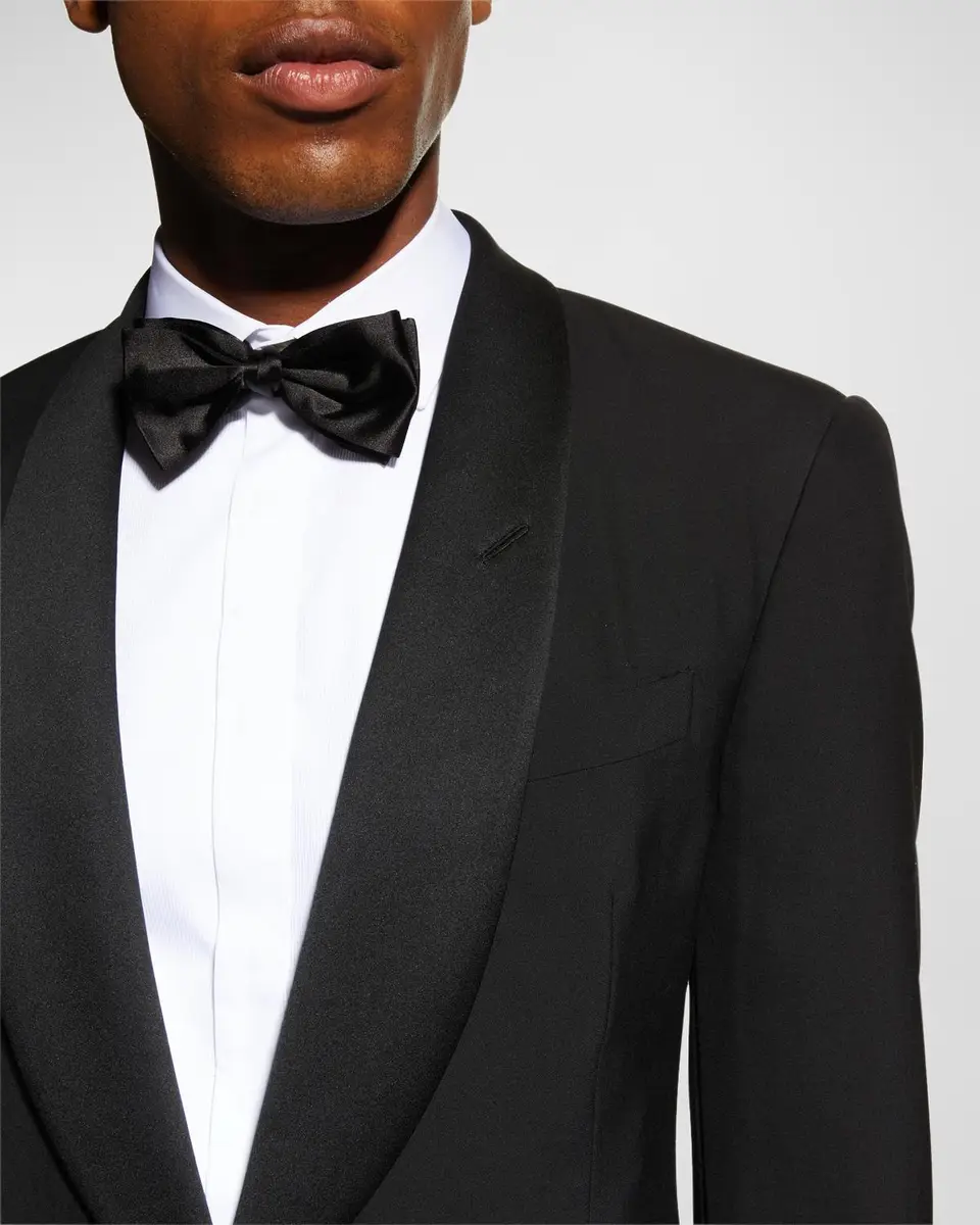 Ralph Lauren Purple Label Men's Gregory Wool Barathea Shawl Tuxedo | Thumbnail 8