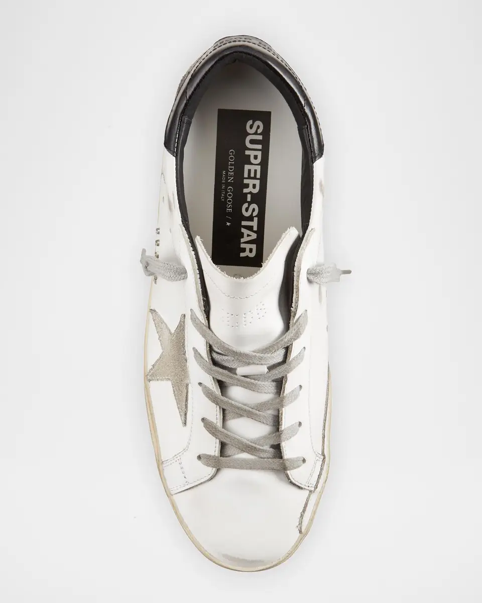 Golden Goose Super-Star Mixed Leather Sneakers | Thumbnail 3 Golden Goose Super-Star Mixed Leather Sneakers | Thumbnail 3