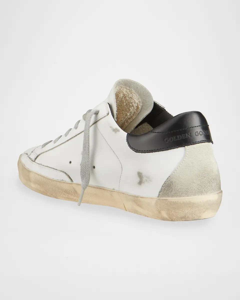 Golden Goose Super-Star Mixed Leather Sneakers | Thumbnail 4 Golden Goose Super-Star Mixed Leather Sneakers | Thumbnail 4