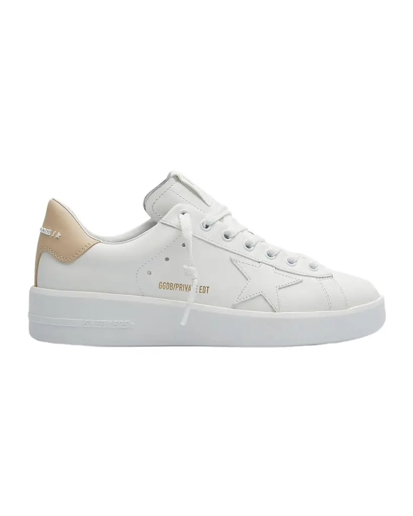 Golden Goose Purestar Bicolor Leather Low-Top Sneakers
