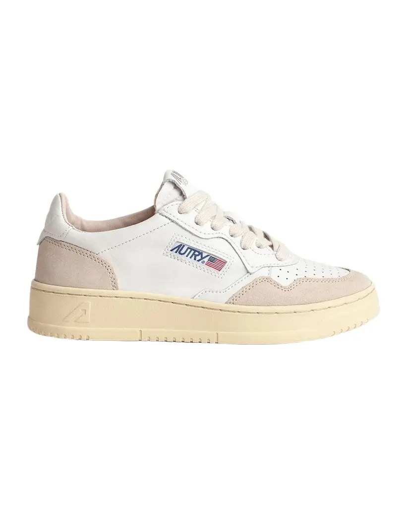 Medalist Low-Top Mixed Leather Sneakers Medalist Low-Top Mixed Leather Sneakers